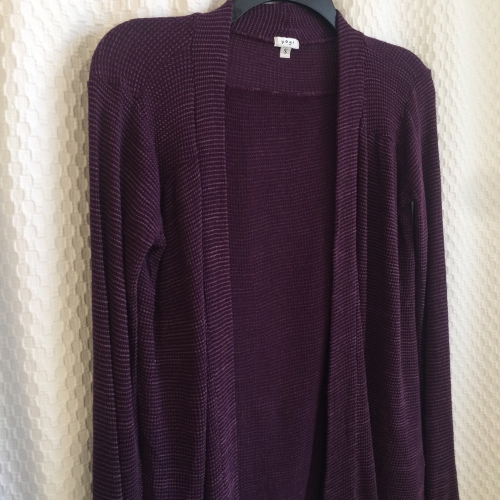 Yogi purple yoga wrap top #125
